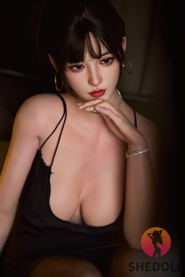 165cm/5ft5 E-cup Silicone Head Sex Doll - Suyuening