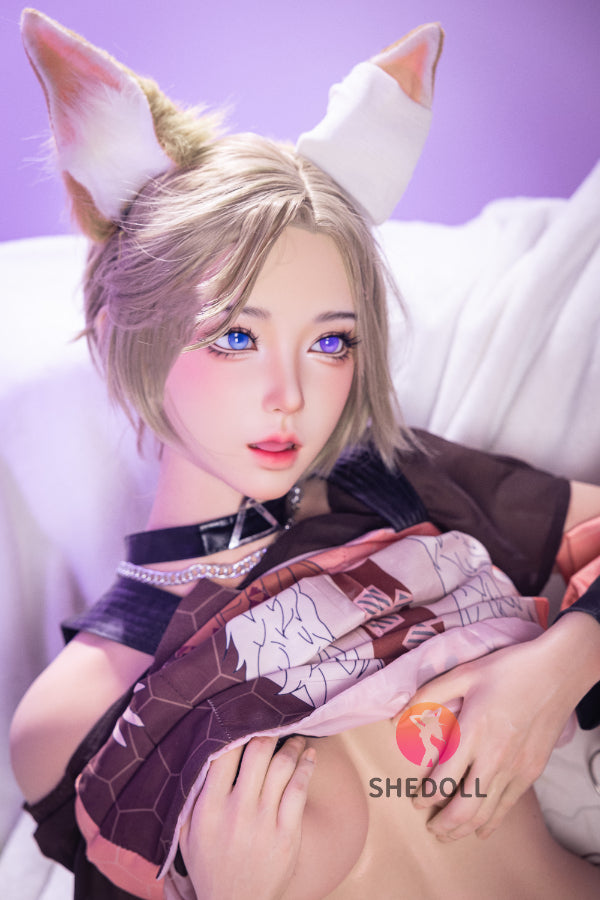 167cm/5ft7 D-cup Silicone Head Cosplay Sex Doll - Chuyue 2.0