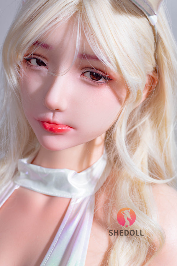 163cm/5ft4 H-cup Silicone Head Cosplay Sex Doll - Chulin