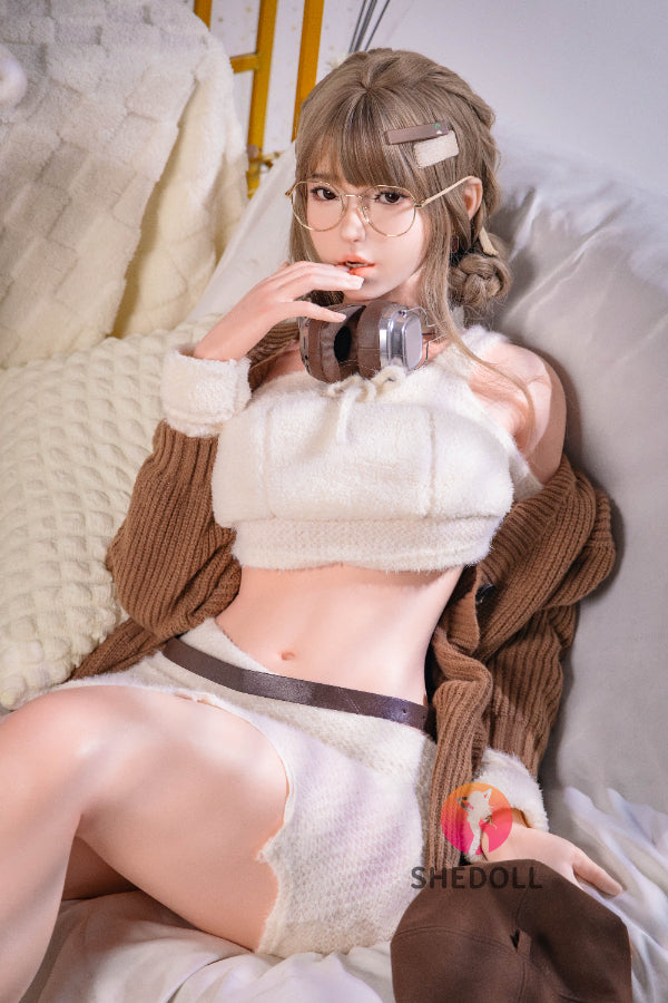 170cm/5ft7 E-cup Silicone Head Sex Doll - April