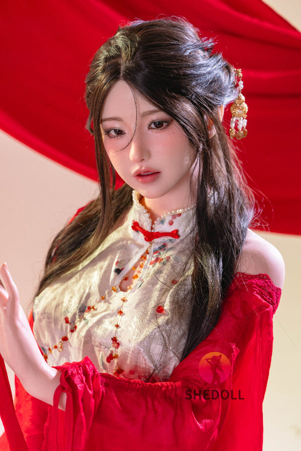 168cm/5ft8 D-cup Silicone Head Chinese Sex Doll - Suxingran