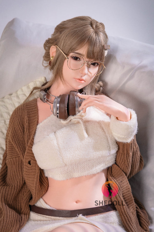 170cm/5ft7 E-cup Silicone Head Sex Doll - April