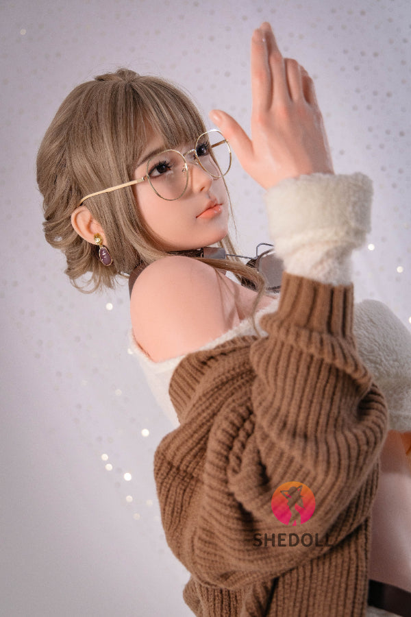 170cm/5ft7 E-cup Silicone Head Sex Doll - April