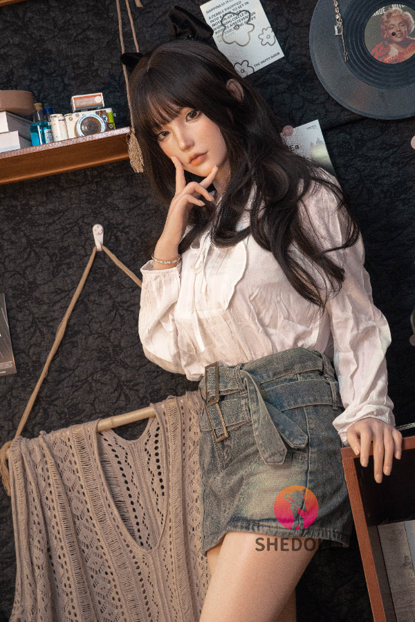 158cm/5ft C-cup Silicone Head Chinese Sex Doll - Suyehuan