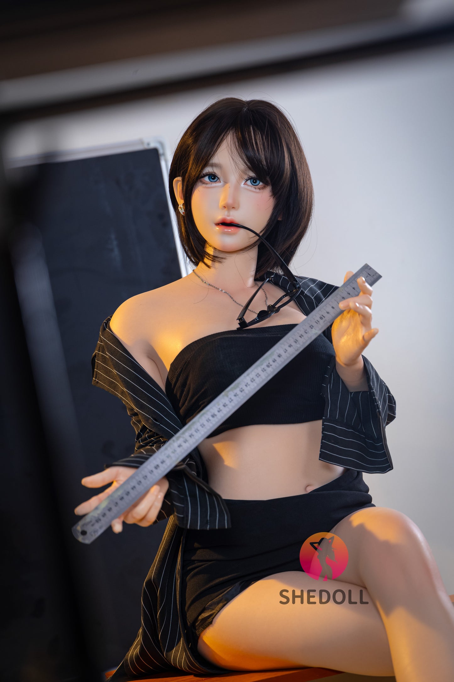 152cm/4ft11 A-cup Japanese Silicone Head Sex Doll - JiangXiaoLi