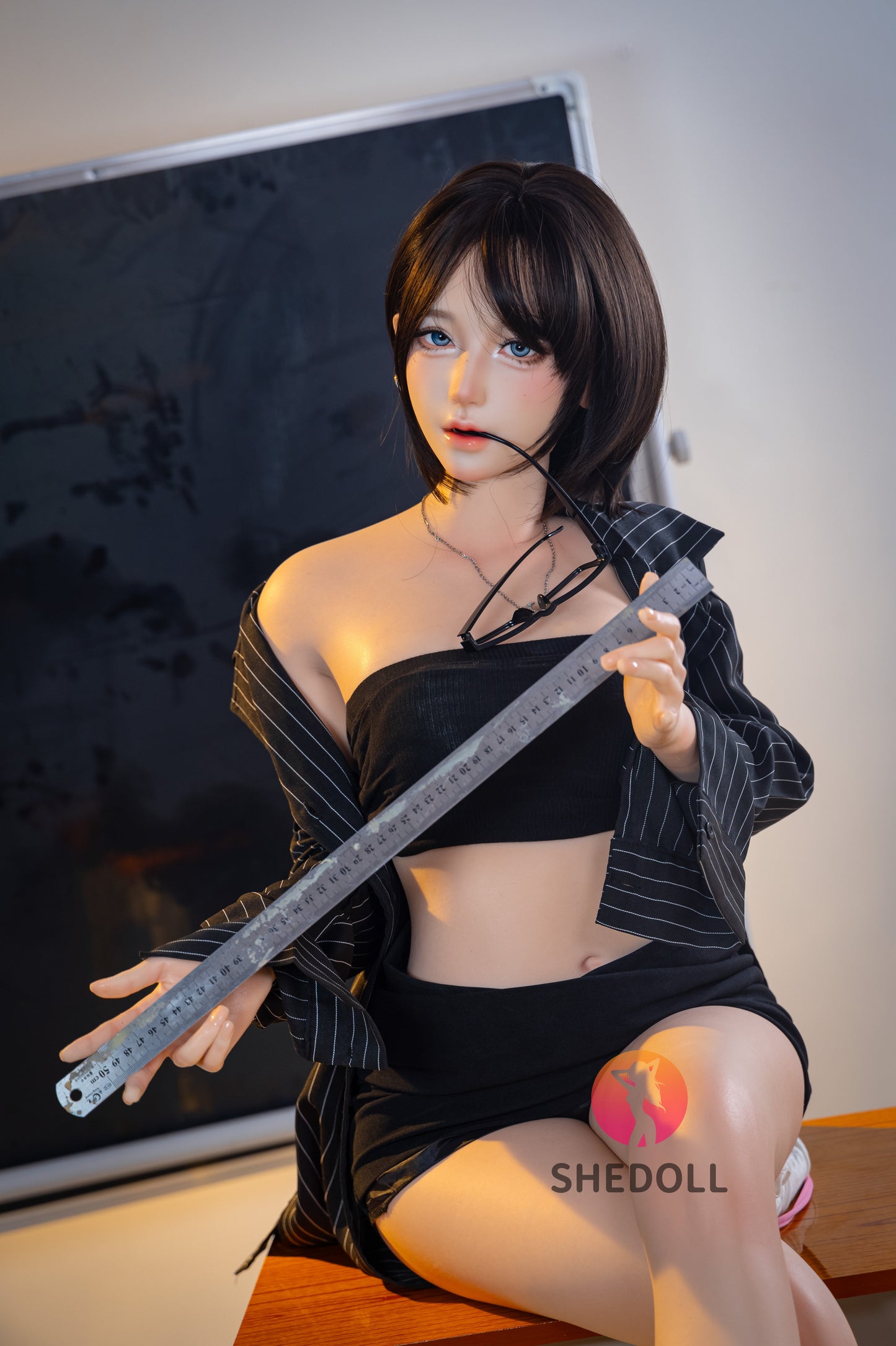 152cm/4ft11 A-cup Japanese Silicone Head Sex Doll - JiangXiaoLi