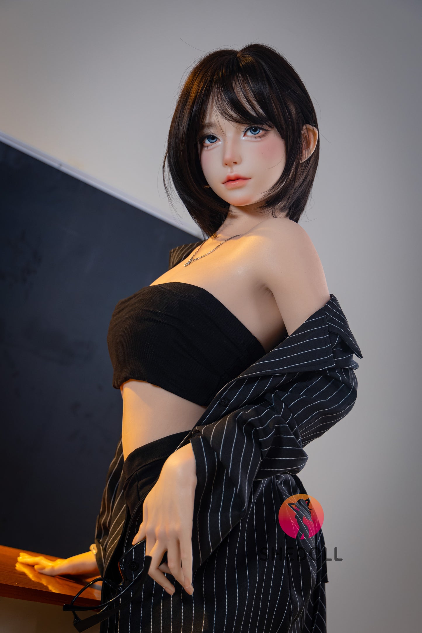 152cm/4ft11 A-cup Japanese Silicone Head Sex Doll - JiangXiaoLi
