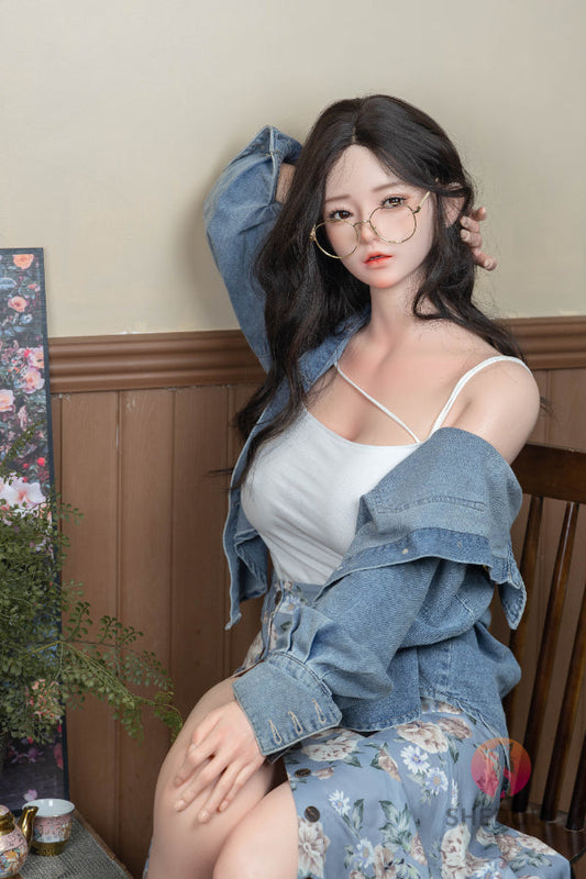 165cm/5ft5 E-cup Silicone Head Sex Doll - Jiangxiaowan