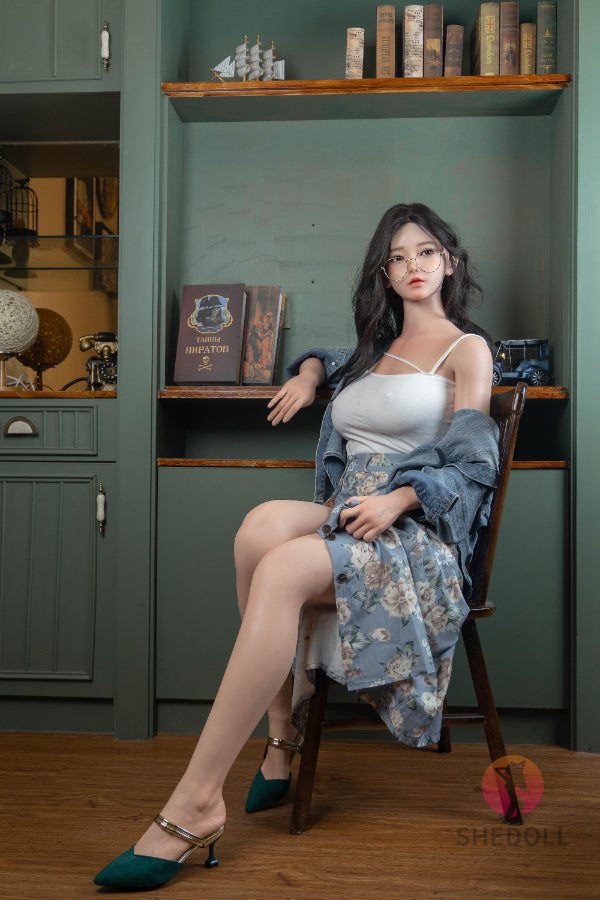 165cm/5ft5 E-cup Silicone Head Sex Doll - Jiangxiaowan