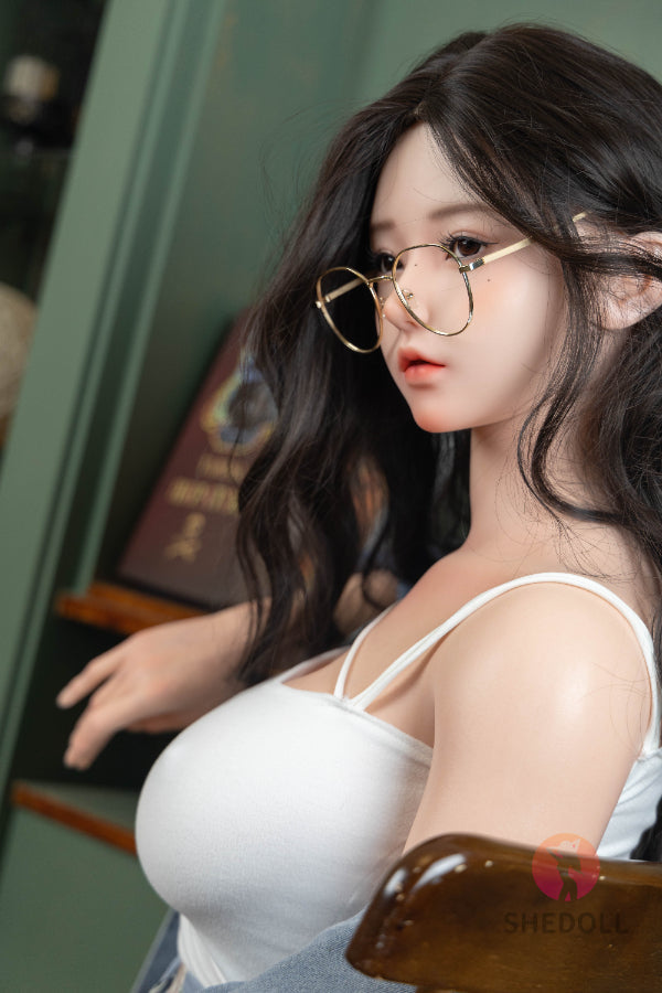 165cm/5ft5 E-cup Silicone Head Sex Doll - Jiangxiaowan