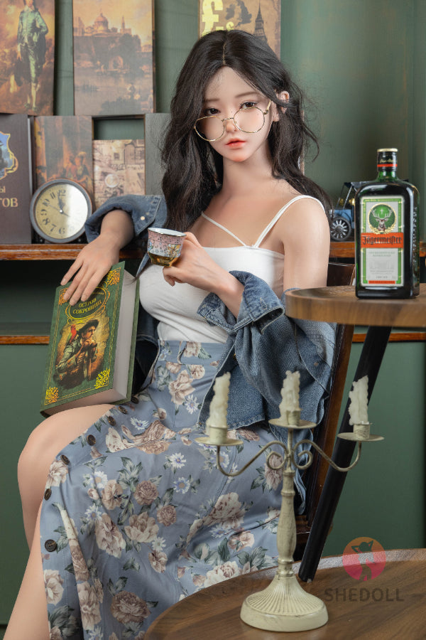 165cm/5ft5 E-cup Silicone Head Sex Doll - Jiangxiaowan