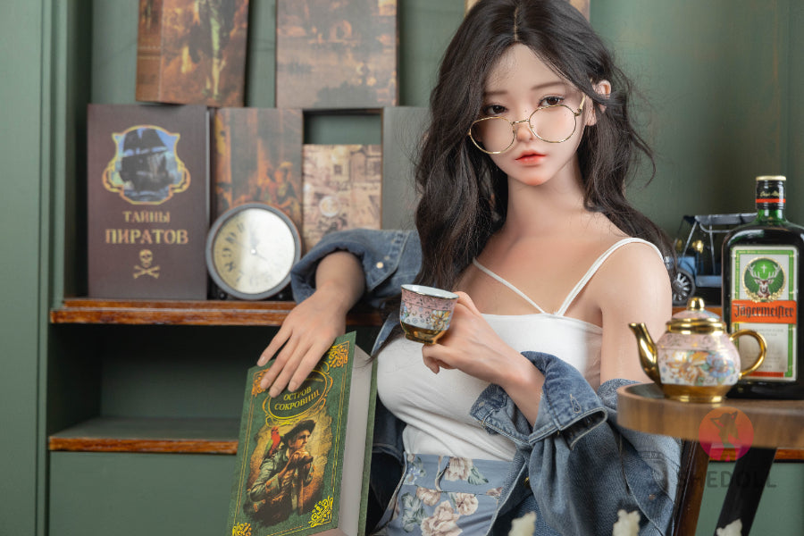 165cm/5ft5 E-cup Silicone Head Sex Doll - Jiangxiaowan