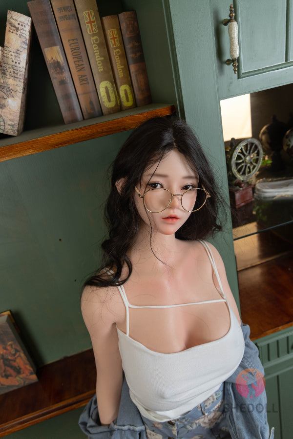 165cm/5ft5 E-cup Silicone Head Sex Doll - Jiangxiaowan