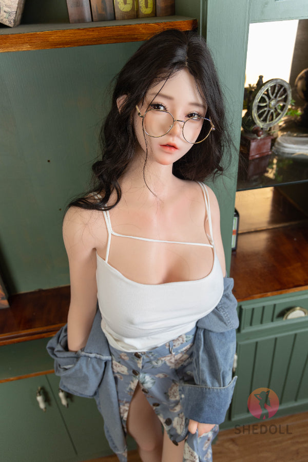 165cm/5ft5 E-cup Silicone Head Sex Doll - Jiangxiaowan
