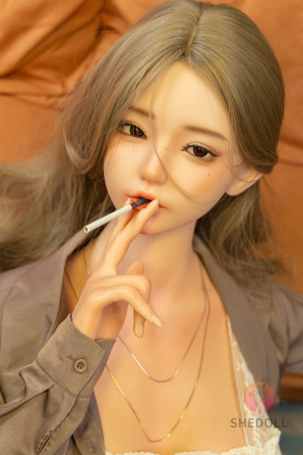 165cm/5ft5 E-cup Silicone Head Sex Doll - Jiangxiaowan