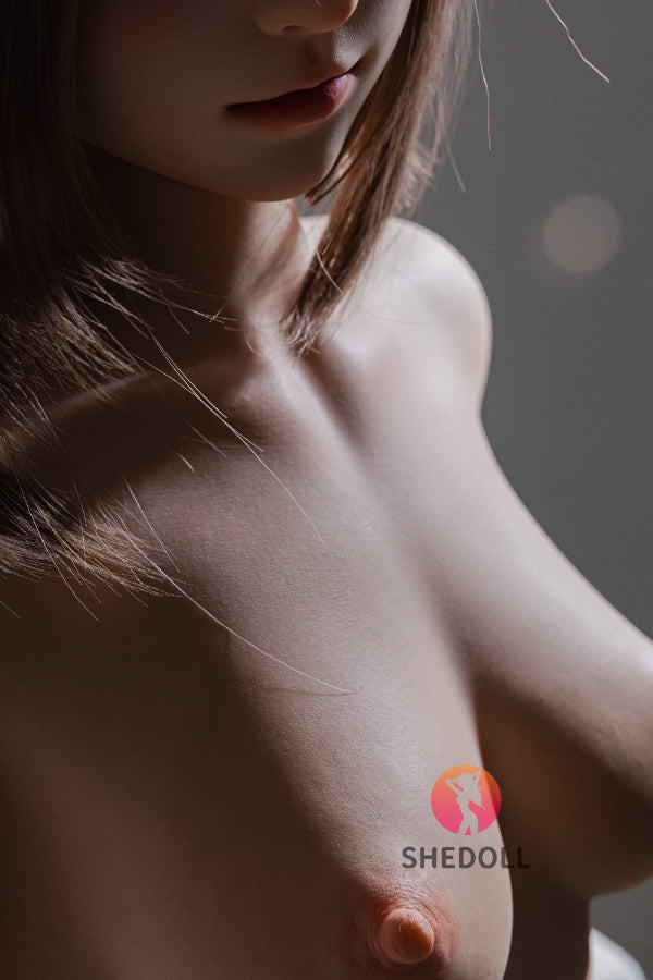 160cm/5ft3 C-cup Silicone Head Sex Doll - JiangXiaoTang 2.0