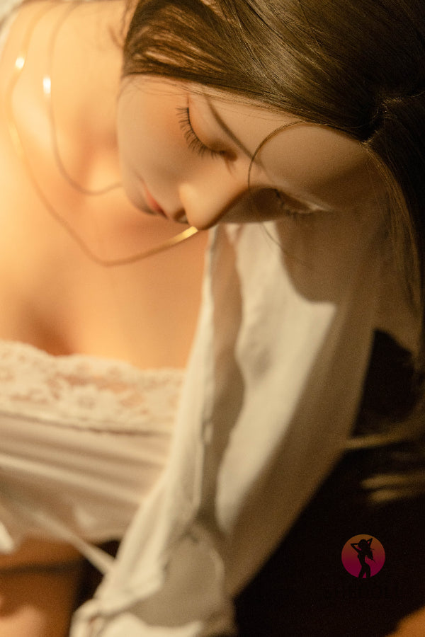 165cm/5ft5 E-cup Silicone Head Eyes Closed Sex Doll - Chuyue