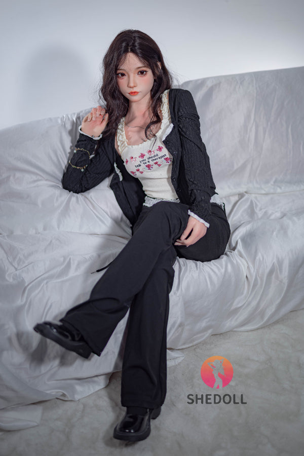 158cm/5ft C-cup Silicone Head Sex Doll - Qiangwei