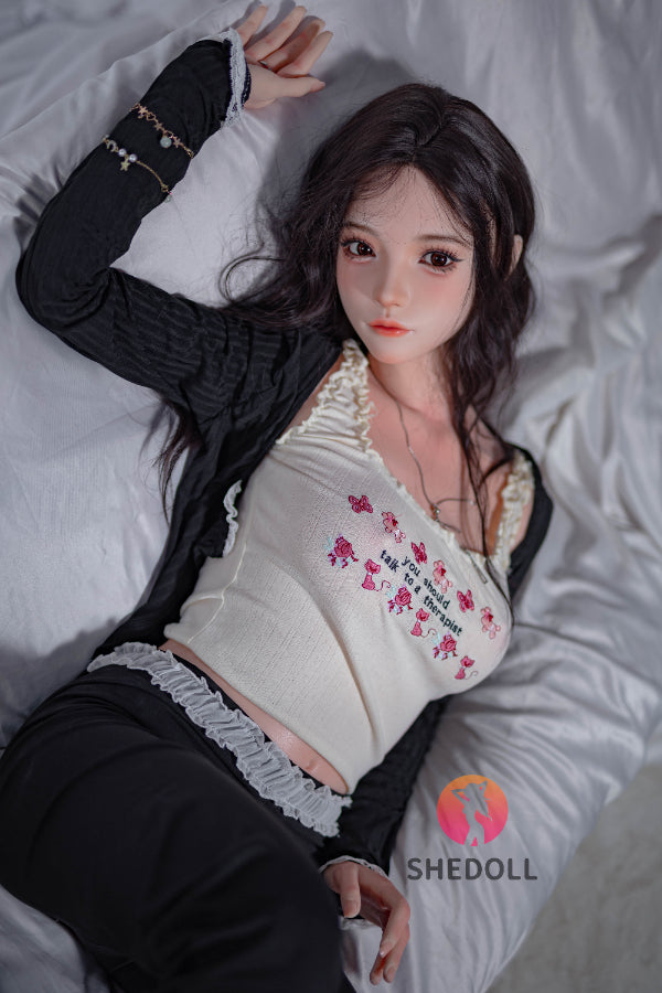 158cm/5ft C-cup Silicone Head Sex Doll - Qiangwei