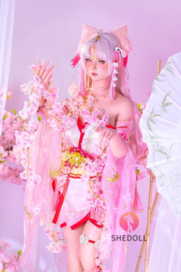 168cm/5ft8 D-cup Silicone Head Cospaly Sex Doll - Guxiaoyu