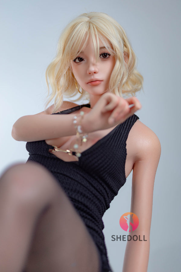 158cm/5ft C-cup Silicone Head Sex Doll - Qiangwei