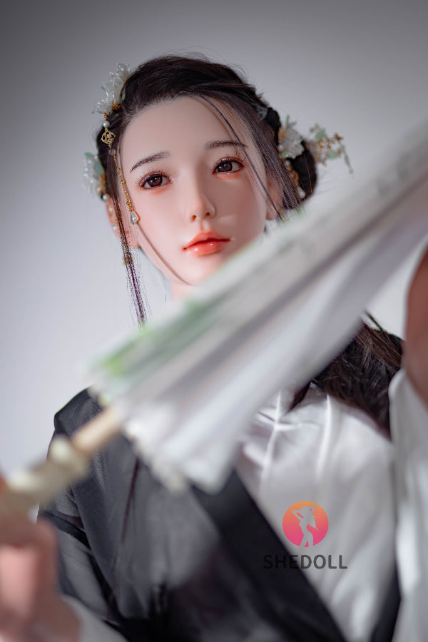 165cm/5ft5 E-cup Silicone Head Chinese Sex Doll - Achu