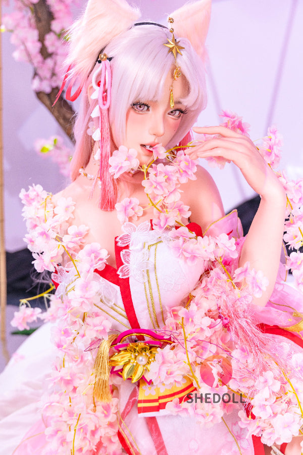 168cm/5ft8 D-cup Silicone Head Cospaly Sex Doll - Guxiaoyu