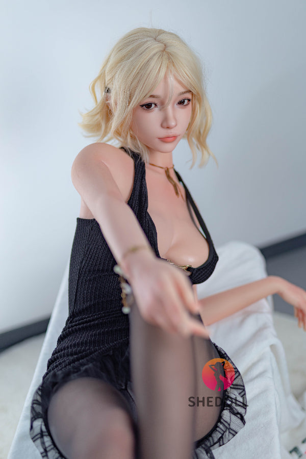 158cm/5ft C-cup Silicone Head Sex Doll - Qiangwei
