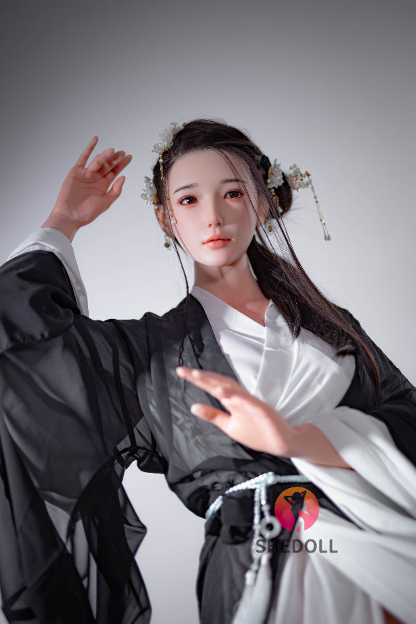 165cm/5ft5 E-cup Silicone Head Chinese Sex Doll - Achu