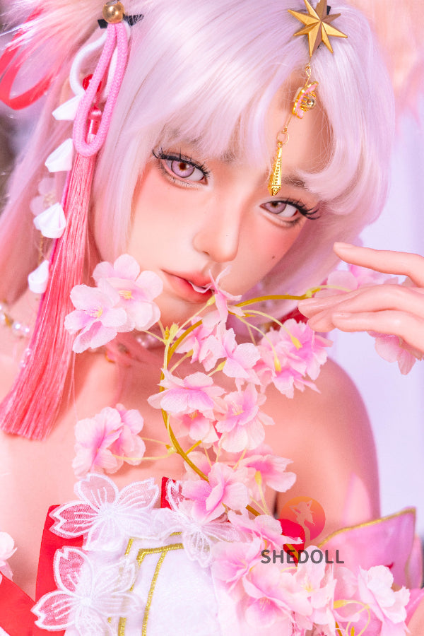 168cm/5ft8 D-cup Silicone Head Cospaly Sex Doll - Guxiaoyu