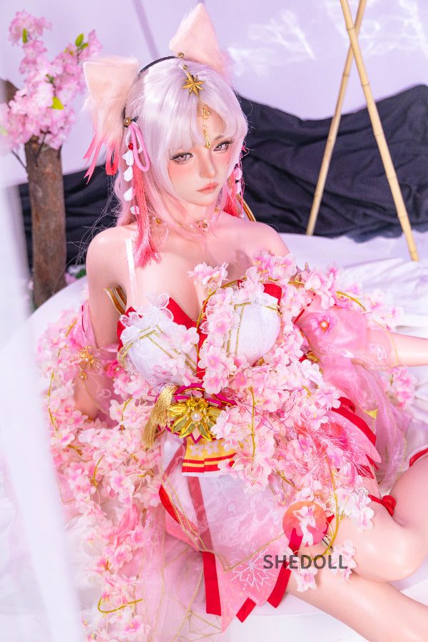 168cm/5ft8 D-cup Silicone Head Cospaly Sex Doll - Guxiaoyu