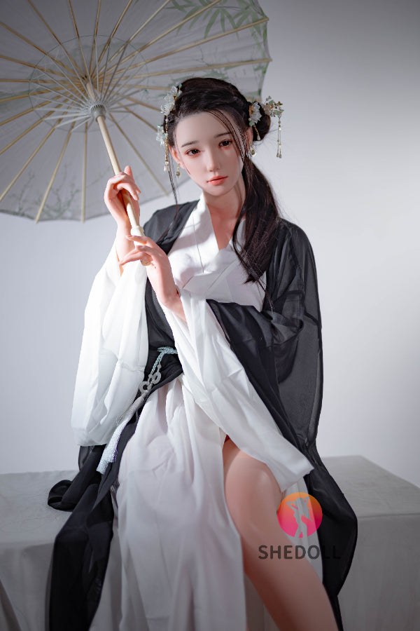 165cm/5ft5 E-cup Silicone Head Chinese Sex Doll - Achu
