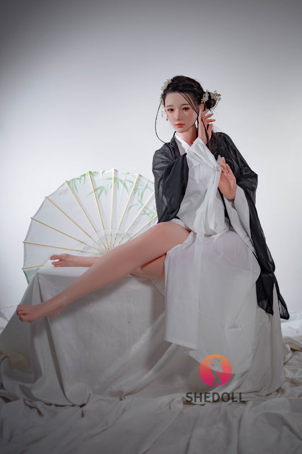 165cm/5ft5 E-cup Silicone Head Chinese Sex Doll - Achu
