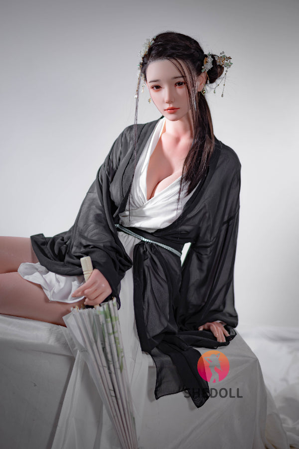 165cm/5ft5 E-cup Silicone Head Chinese Sex Doll - Achu