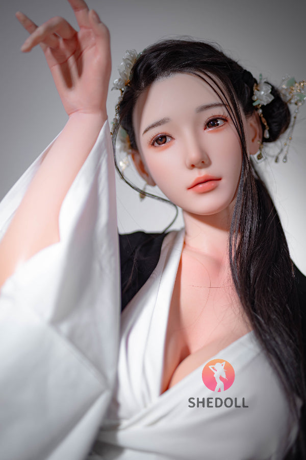 165cm/5ft5 E-cup Silicone Head Chinese Sex Doll - Achu