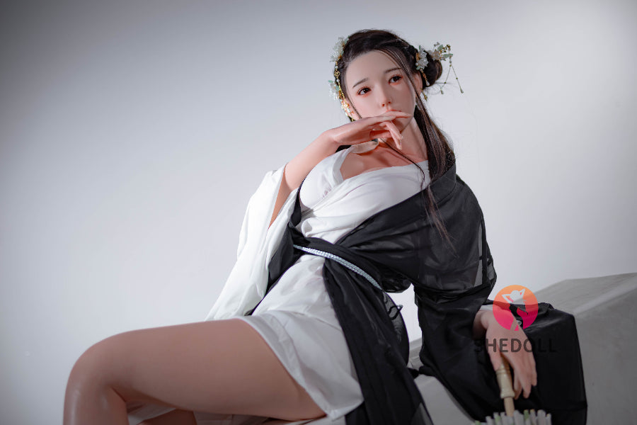 165cm/5ft5 E-cup Silicone Head Chinese Sex Doll - Achu