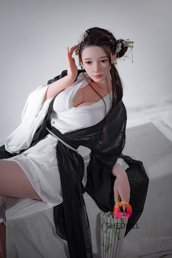 165cm/5ft5 E-cup Silicone Head Chinese Sex Doll - Achu