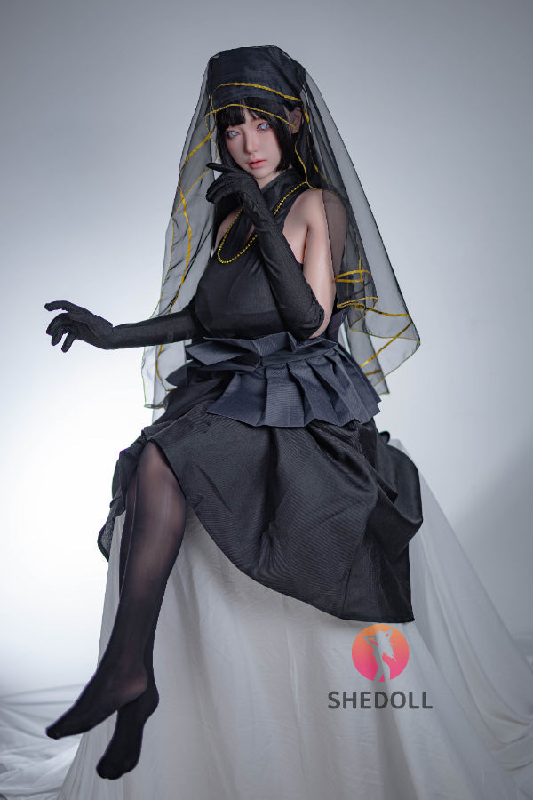 163cm/5ft4 H-cup Silicone Head Cosplay Sex Doll - Chuyue