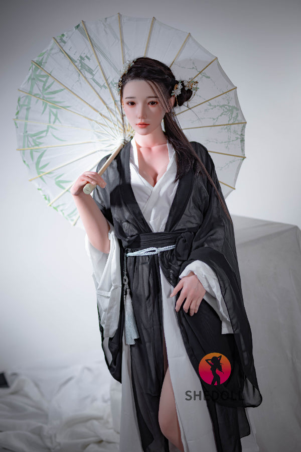 165cm/5ft5 E-cup Silicone Head Chinese Sex Doll - Achu