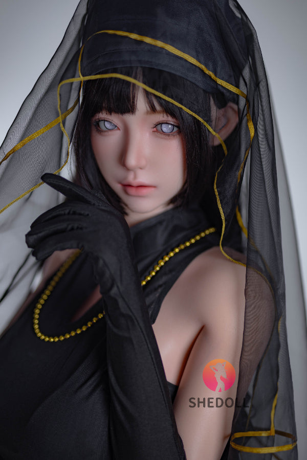 163cm/5ft4 H-cup Silicone Head Cosplay Sex Doll - Chuyue