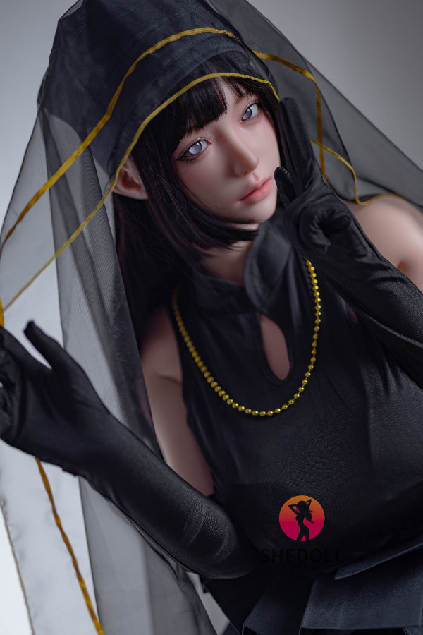 163cm/5ft4 H-cup Silicone Head Cosplay Sex Doll - Chuyue