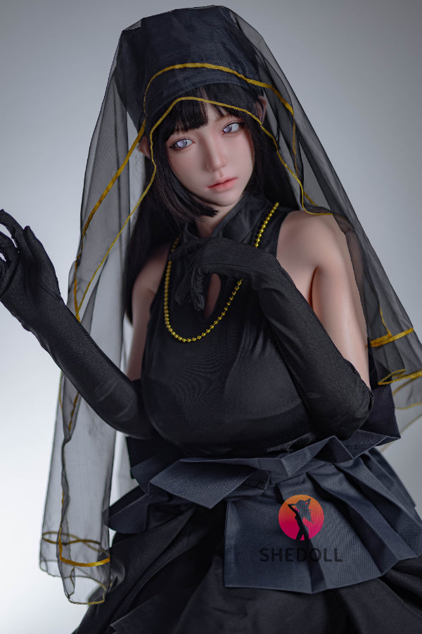 163cm/5ft4 H-cup Silicone Head Cosplay Sex Doll - Chuyue