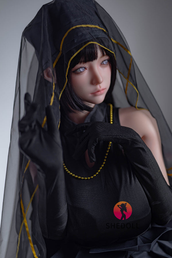 163cm/5ft4 H-cup Silicone Head Cosplay Sex Doll - Chuyue