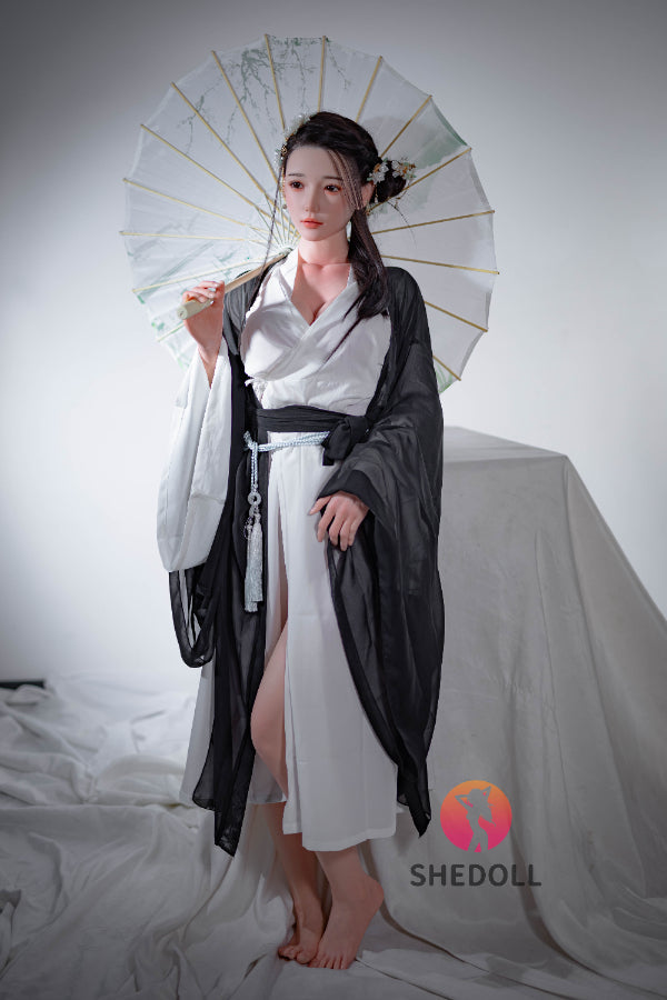 165cm/5ft5 E-cup Silicone Head Chinese Sex Doll - Achu