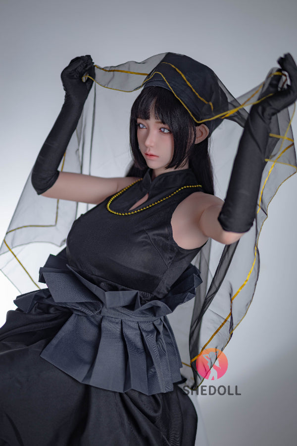 163cm/5ft4 H-cup Silicone Head Cosplay Sex Doll - Chuyue