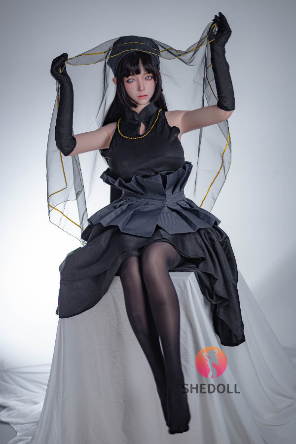 163cm/5ft4 H-cup Silicone Head Cosplay Sex Doll - Chuyue