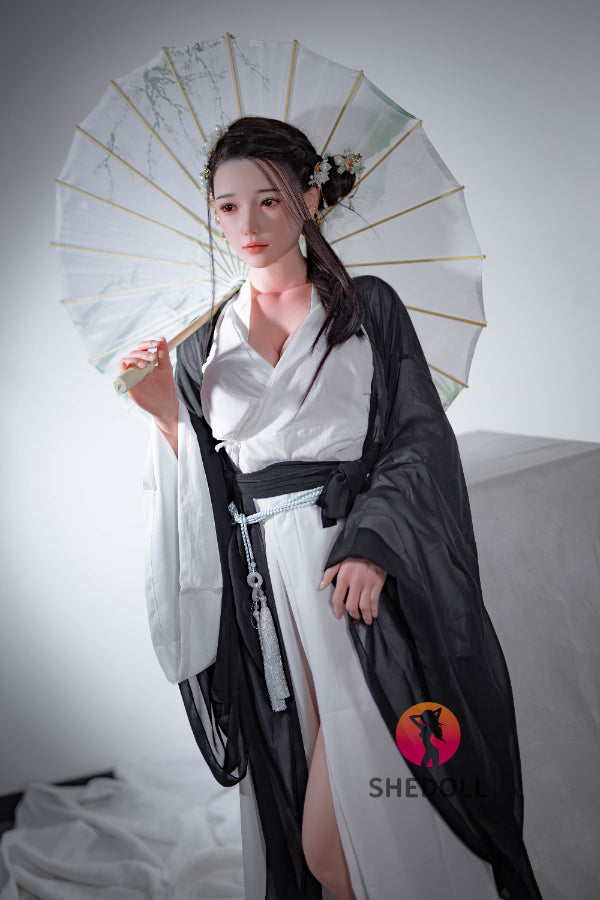 165cm/5ft5 E-cup Silicone Head Chinese Sex Doll - Achu