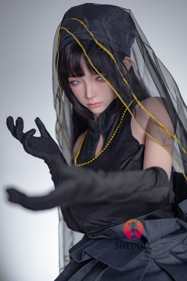 163cm/5ft4 H-cup Silicone Head Cosplay Sex Doll - Chuyue