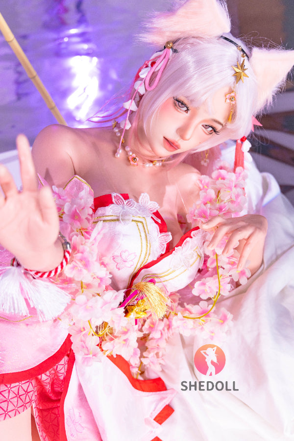 168cm/5ft8 D-cup Silicone Head Cospaly Sex Doll - Guxiaoyu