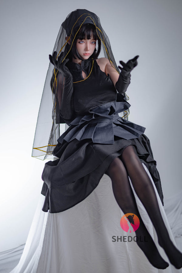 163cm/5ft4 H-cup Silicone Head Cosplay Sex Doll - Chuyue